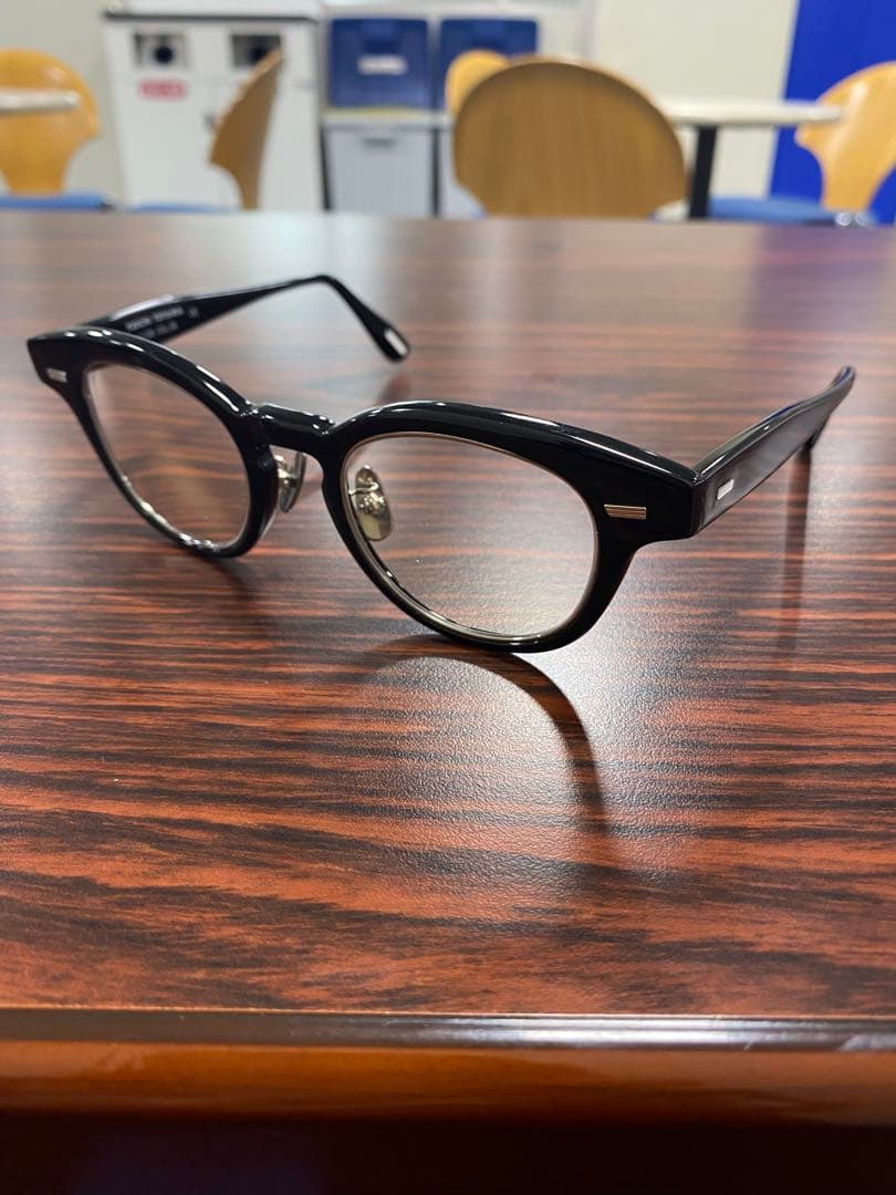 【YUICHI TOYAMA】 U-128 （Black/Silver）メガネ