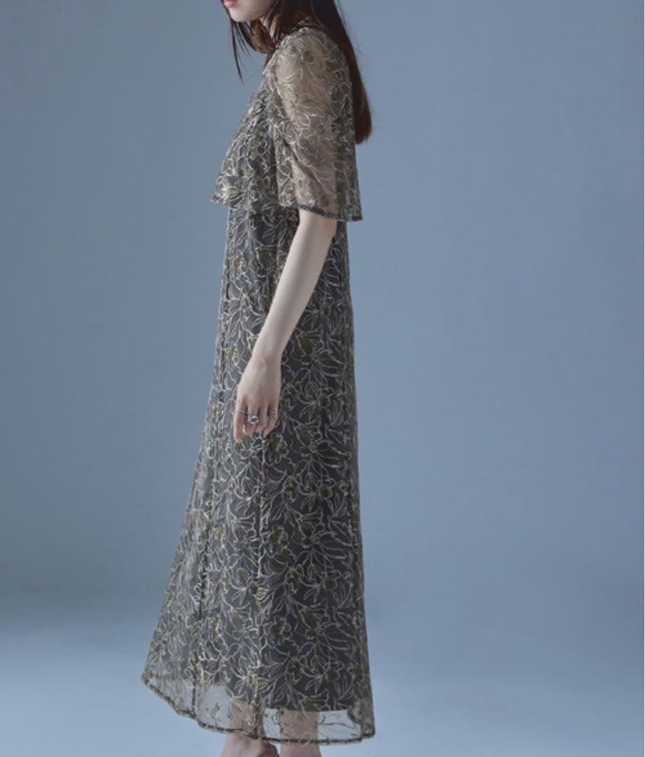 Mサイズ　etoll. LE’RURE オケージョンドレス　チャコール