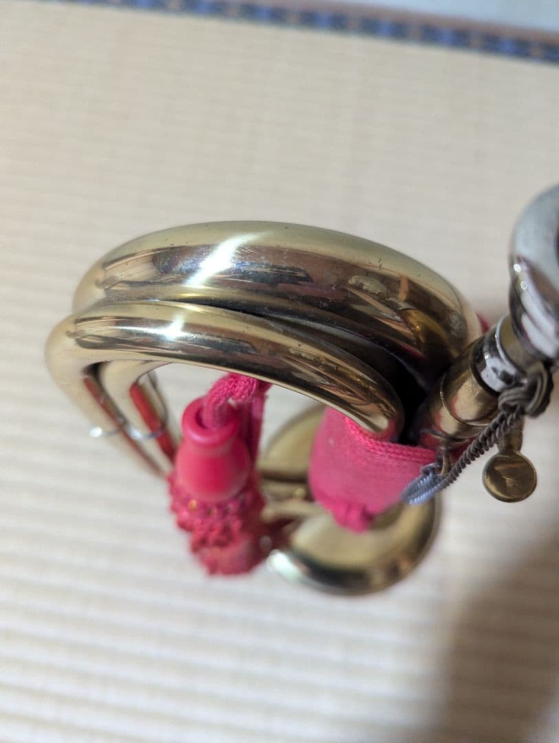 MAXTONE マックストーン　信号ラッパ 3つ巻 ゴールド仕上げ 中古