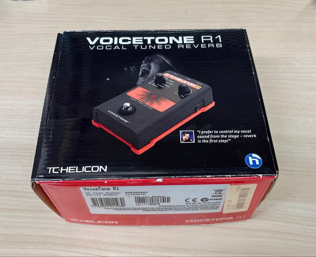 TC Helicon Voicetone R1 ボーカルリバーブ