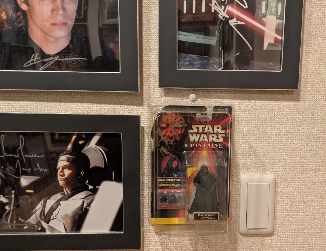 STARWARS　レイ・パーク　直筆サイン入りフィギュア