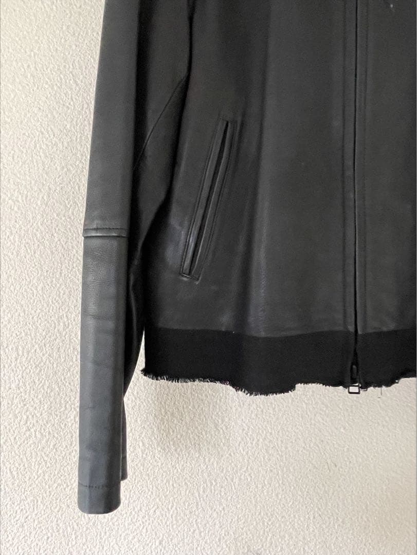 suzuki takayuki レザージャケット　黒革