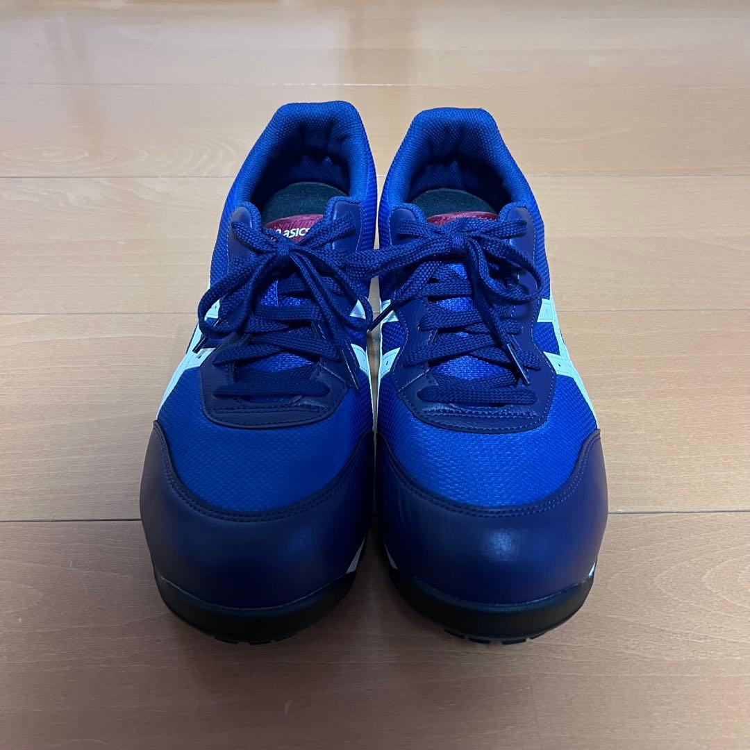 【美中古品】ASICS 安全靴 28.0cm ブルー 箱無し 定価11000円