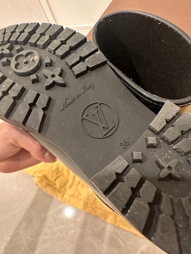 LOUIS VUITTON ドロップス ブーツ ブラック　長靴