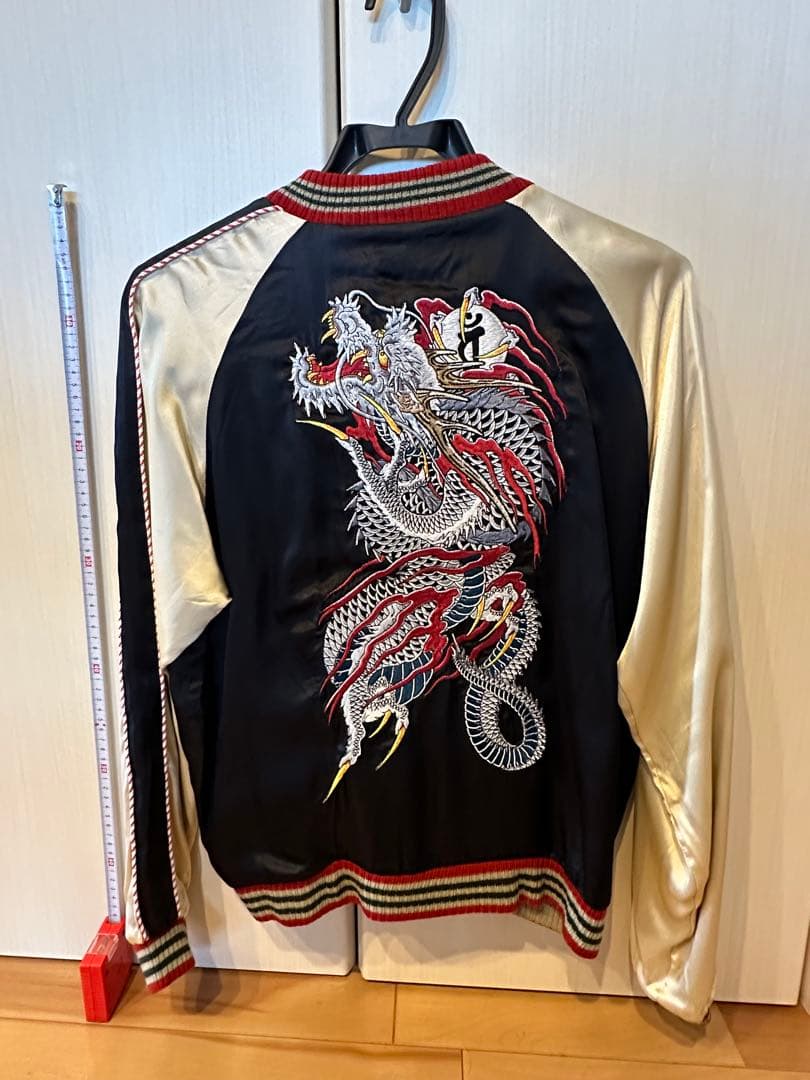 美品　桐生一馬モデル　龍が如く　Cropped Heads スカジャン