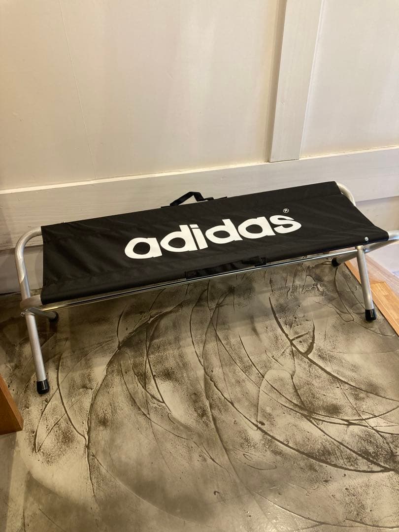 デッドストックadidasアウトドアベンチvintageアディダス折り畳み椅子