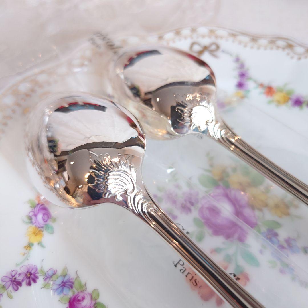 クリストフル　マルリー　希少　デザートスプーン　クリストフルシルバー
