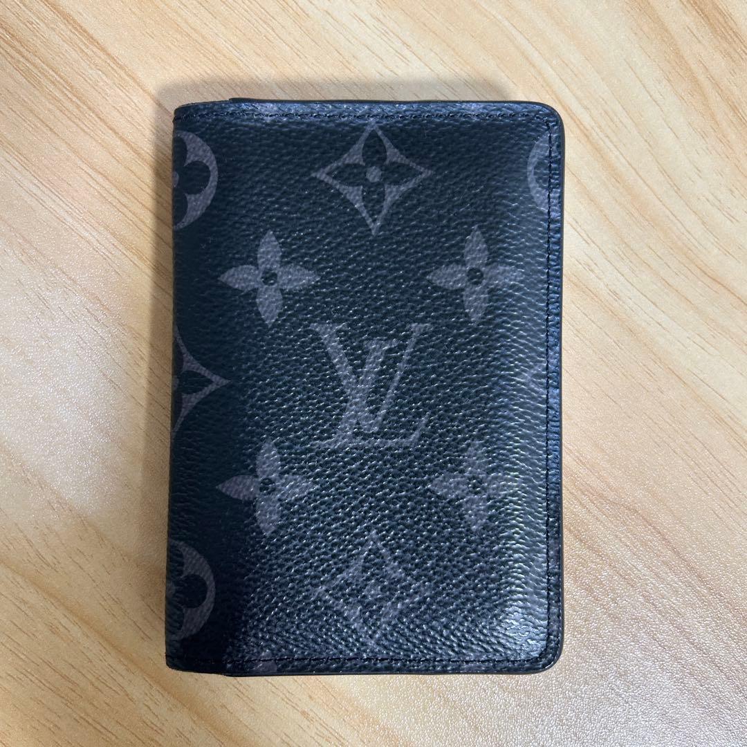 【極美品】ルイヴィトン　新型オーガナイザー・ドゥポッシュ　モノグラムエクリプス