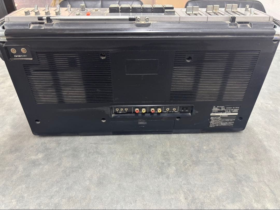 希少！SHARP ラジカセ GF-305ST 昭和レトロ 70s シルバーボディ