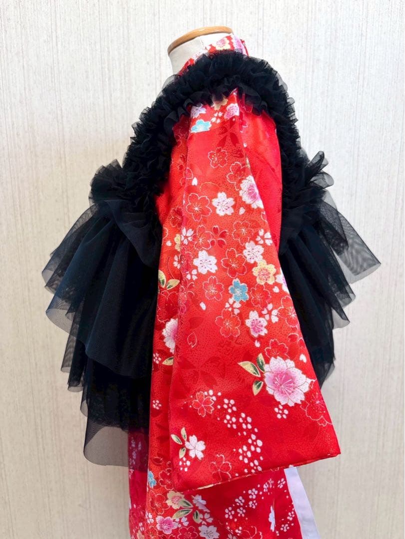 ✳︎オーダー　ブラウン　七五三　被布チュール✳︎