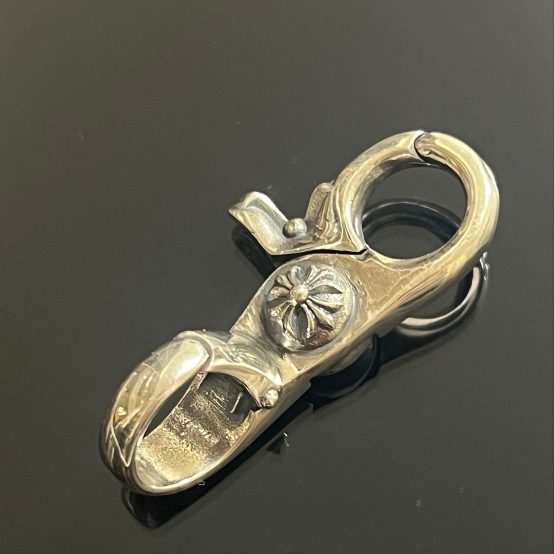 ◆新入荷！シルバー 925 クロス ファンシー キーチェーン キーリング！