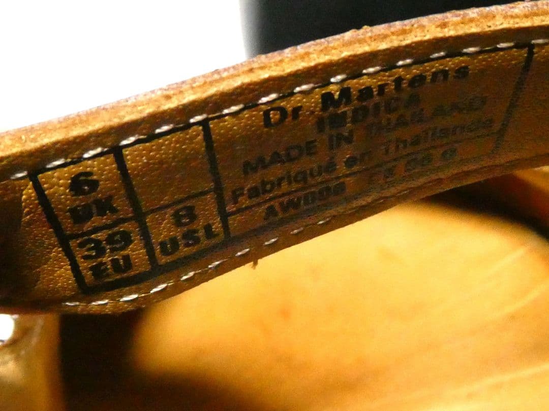 激レア！ビッグサイズUK6！ドクターマーチンINDICAワンストラップパンプス