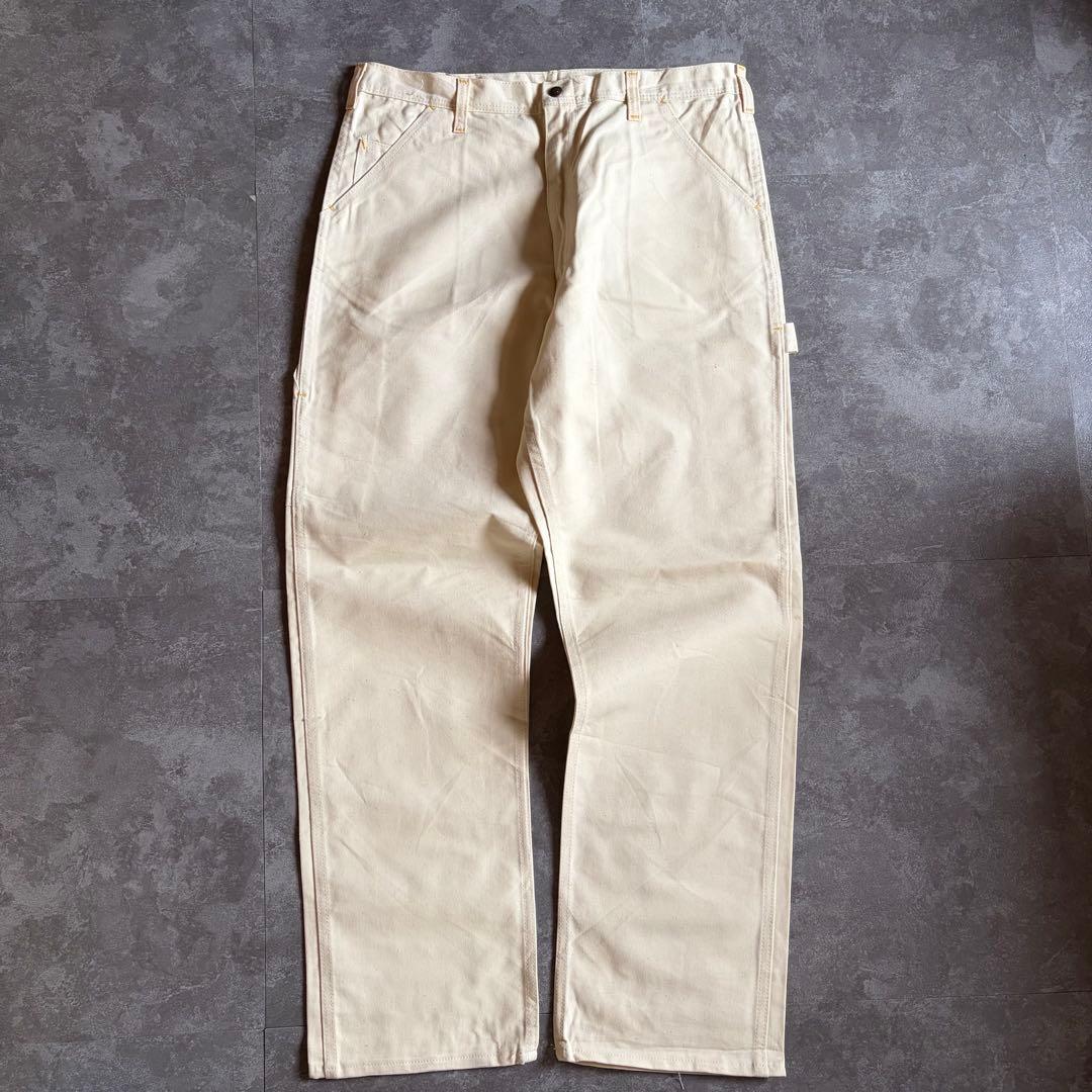 80s USA製 CABOOSE ペインターパンツ W36 L32 クリーム