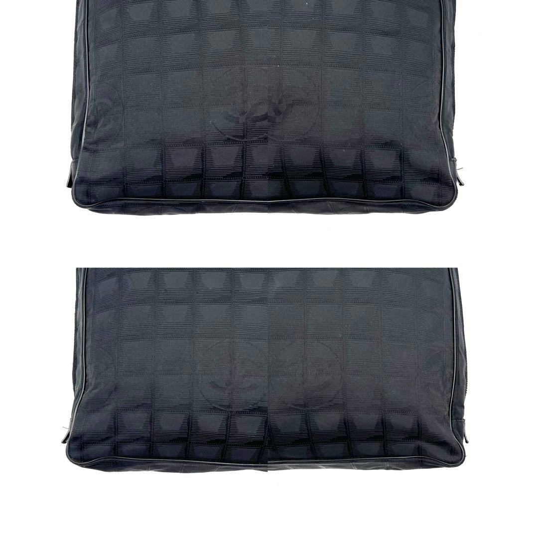 《美品》CHANELニュートラベルライン ナイロン レザー ビジネスバッグ A4