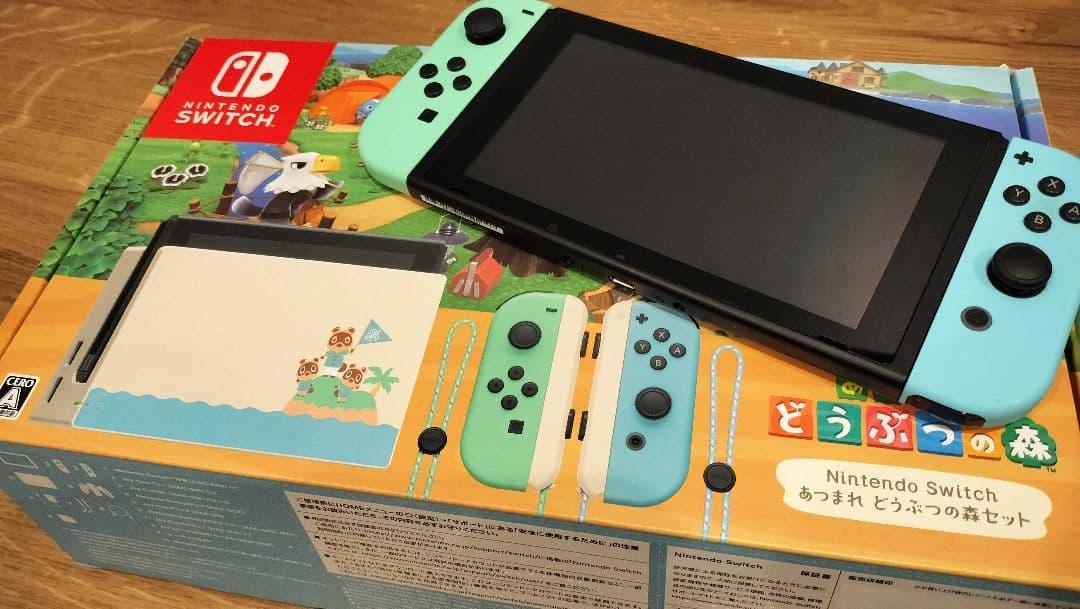 【匿名配送】【美品】Switch 本体 どうぶつの森セット(ソフトなし)