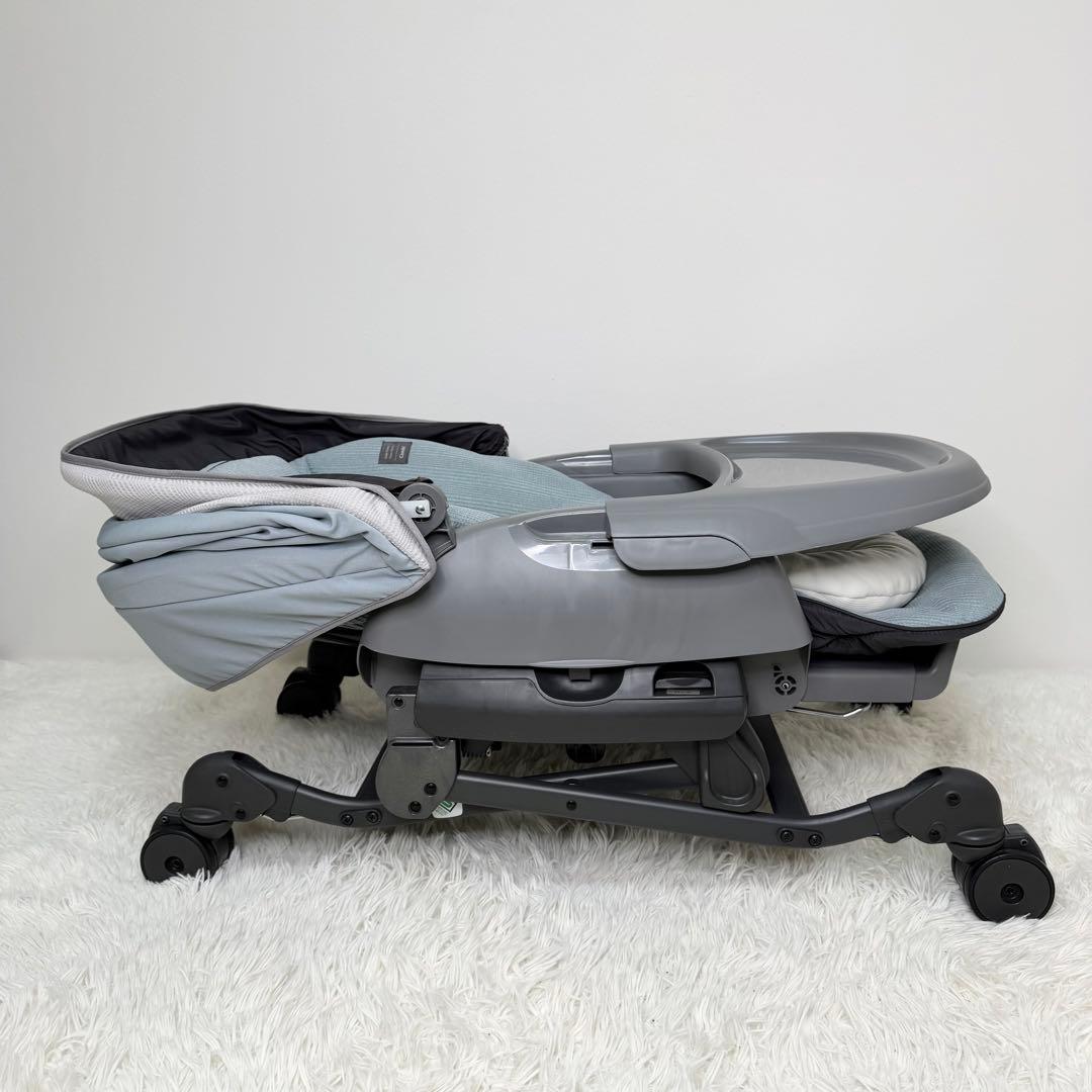 極美品 Combi ネムリラ BEDi Long ハイローチェア スリープシェル