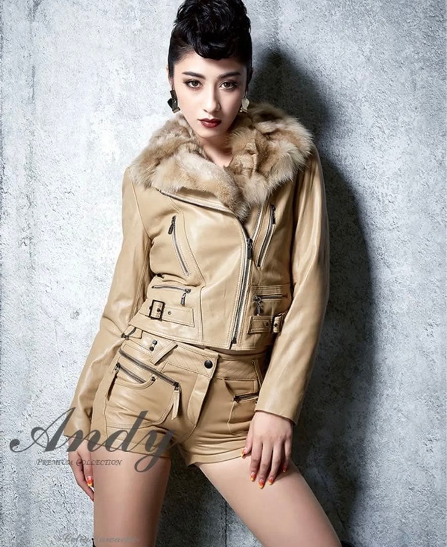 Andy アンディ レザー ジャケット