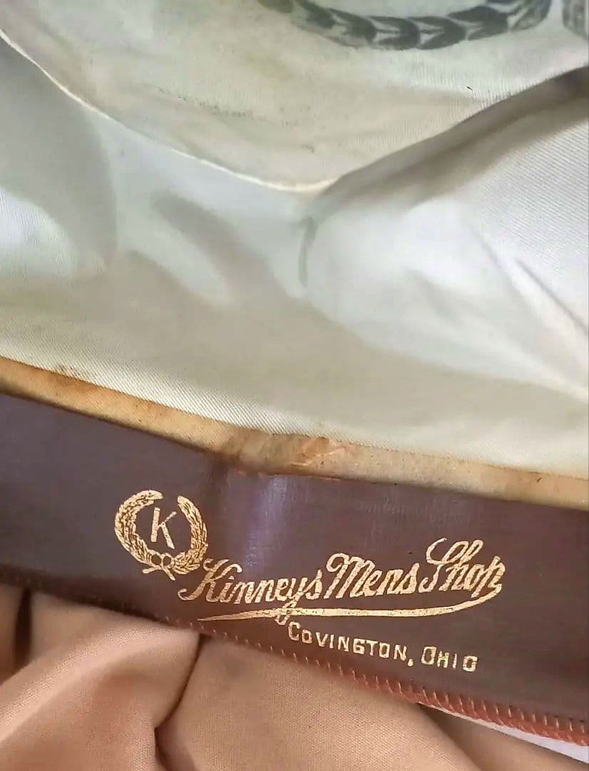 50s Lee ブラックレーベル ハット ウォーターブロック　フェルト5番街