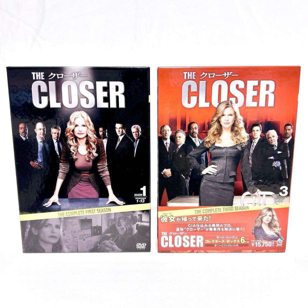【即発送】 THEクローザー シーズン1・3 DVD-BOX サスペンスドラマ