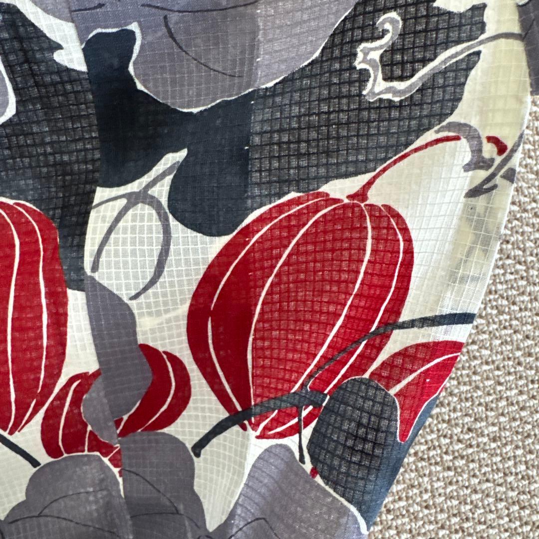 【最終値下げ❣️】UNSODO 芸艸堂 ほおずき柄 浴衣とリバーシブル帯セット