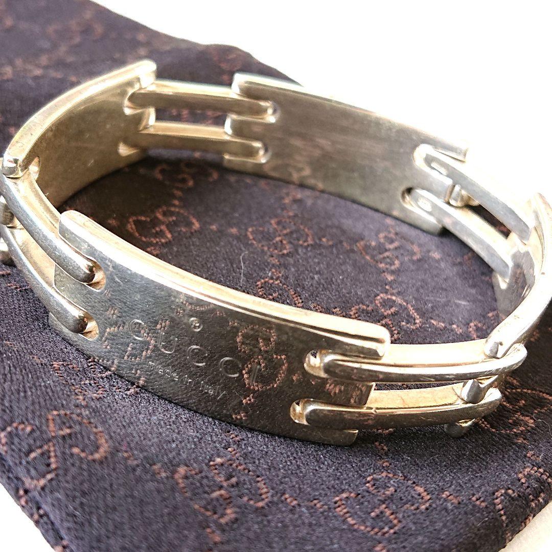 超希少！ GUCCI ゲート ブレスレット ワイド
