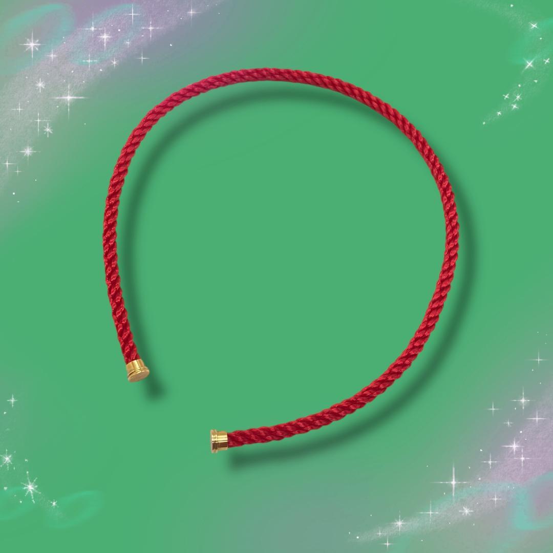 《超美品》 フレッド フォース10 LM 2連ブレスレット用ケーブル レッド