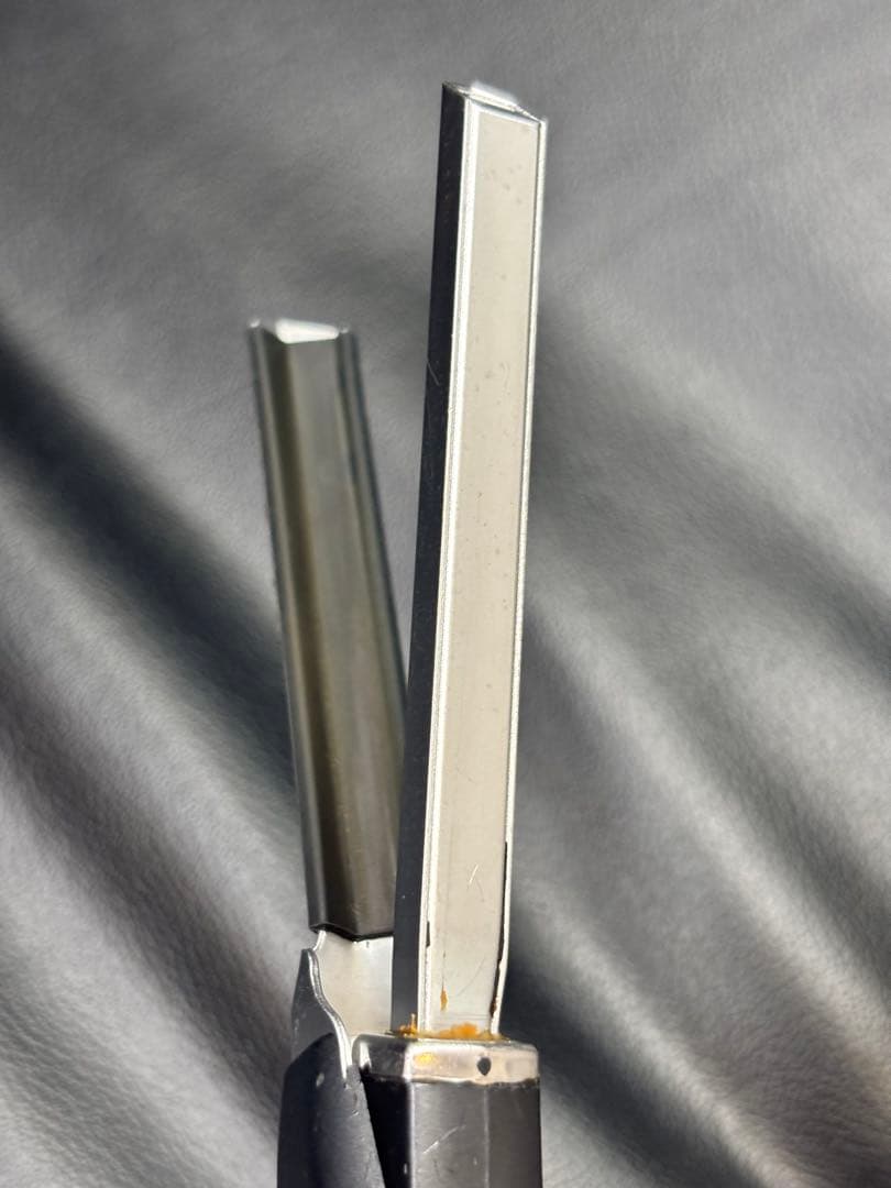 超美品　LENZ 【α-8G】レンツアイロン 5角 8ミリ　理容アイロン