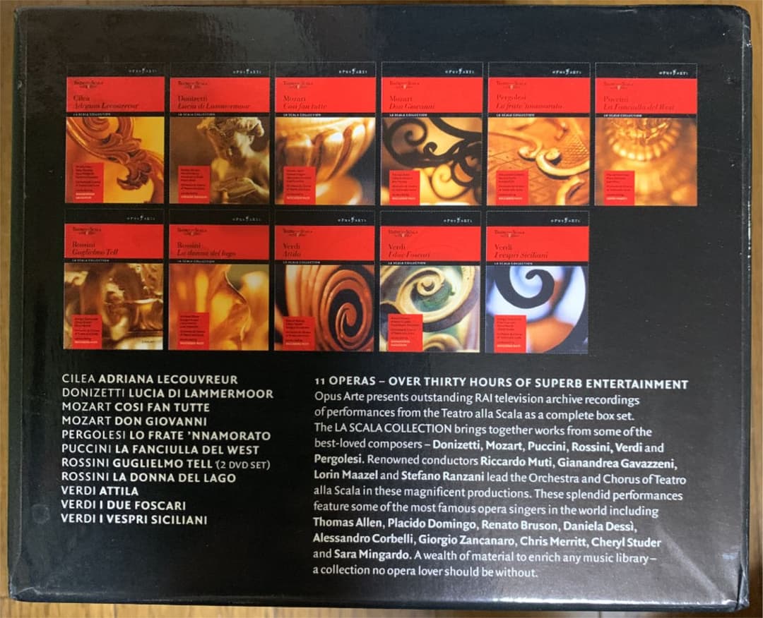 La Scala Box  ミラノ・スカラ座 ムーティ、マゼール、他　1２DVD