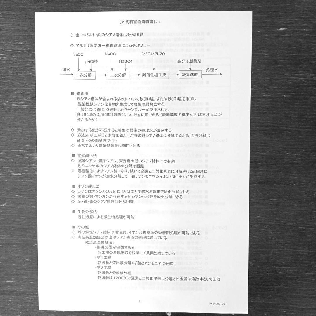 【これだけ合格ノート　水質２種】　公害防止管理者　令和８年用