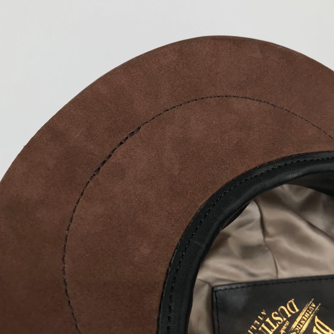 BRUNEL&CO.HATMAKERS　キャスケット　40　ブラウン　牛革