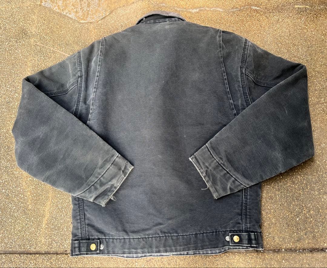 美フェード 90s USA carhartt デトロイトジャケット JB105