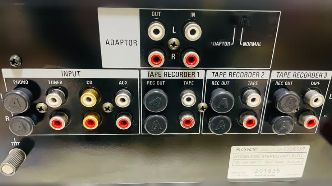 SONY TA-F333ESXII 　プリメインアンプ　美品の動作です