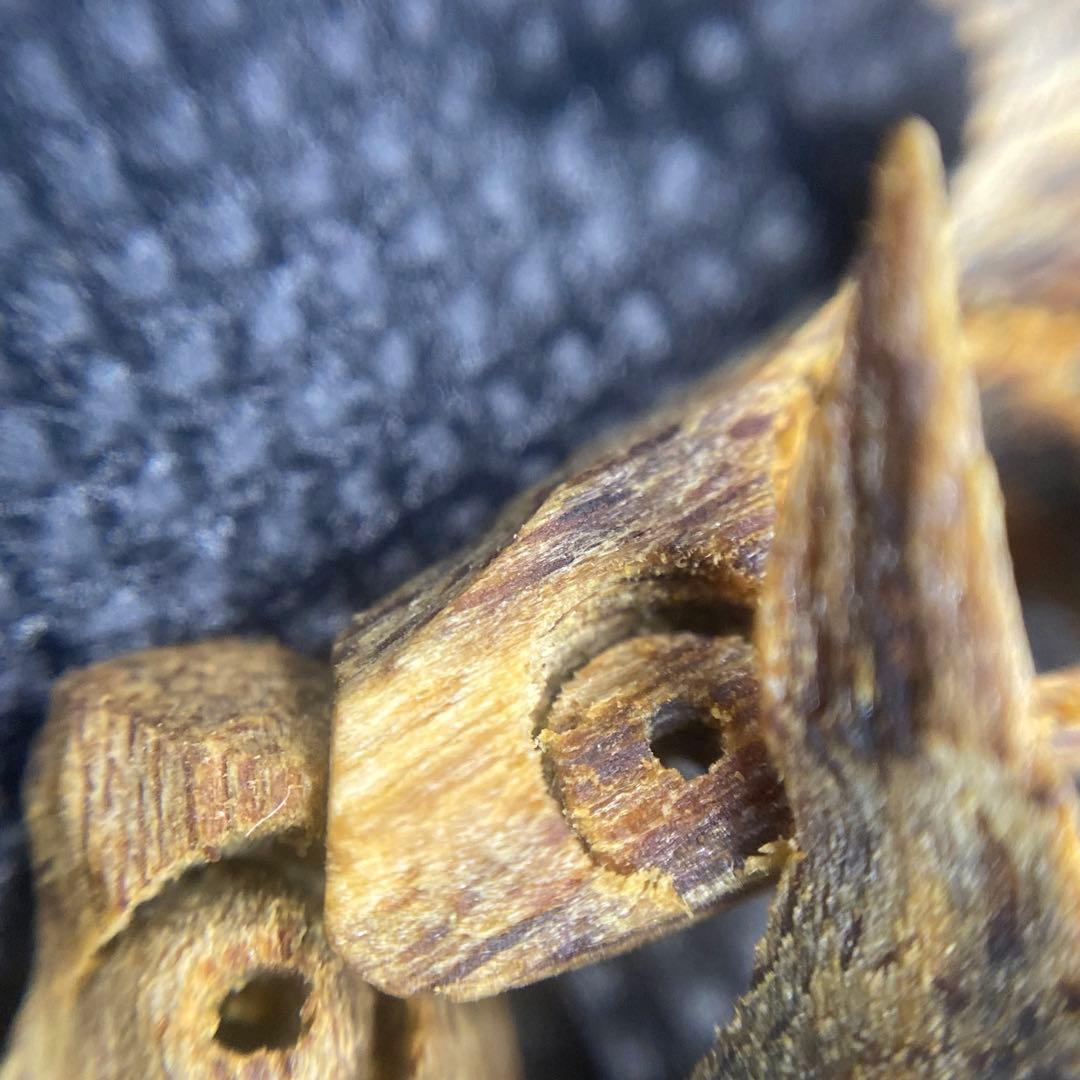 【極上品】高油分 伽羅 くり抜き端材 香木 濃厚な香り　5g