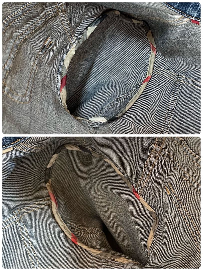 【美品】バーバリーロンドン　デニム　ジャケット　Gジャン