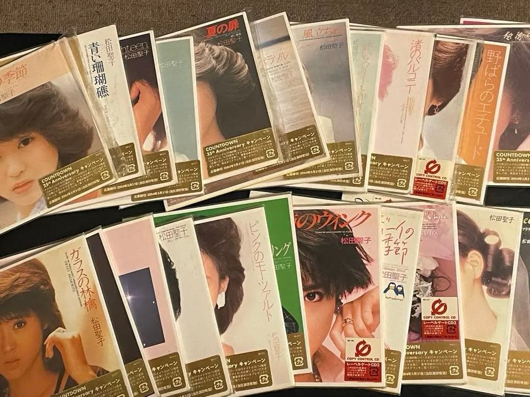 【超希少！25周年記念】松田聖子 25周年 復刻版シングル 全25枚セット