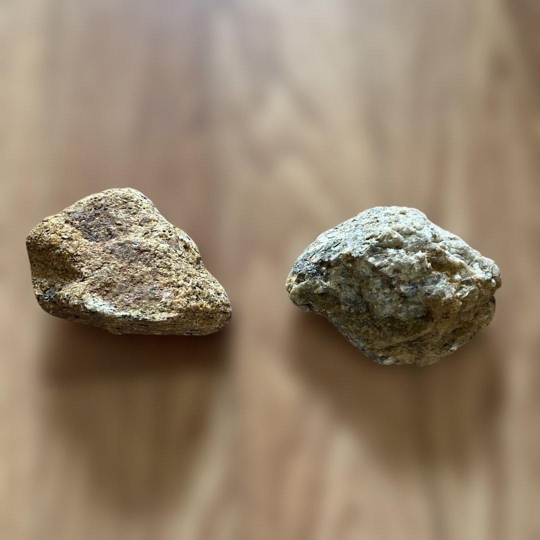 自然の岩石セット 2個