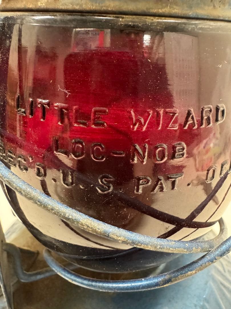 DIETZ Little Wizard 赤グローブ レイルロードランタン USA