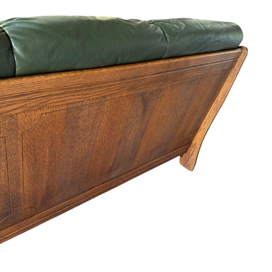 HR557 ダッヂカントリー　オランダ製　総革　レザーソファ　３人掛け