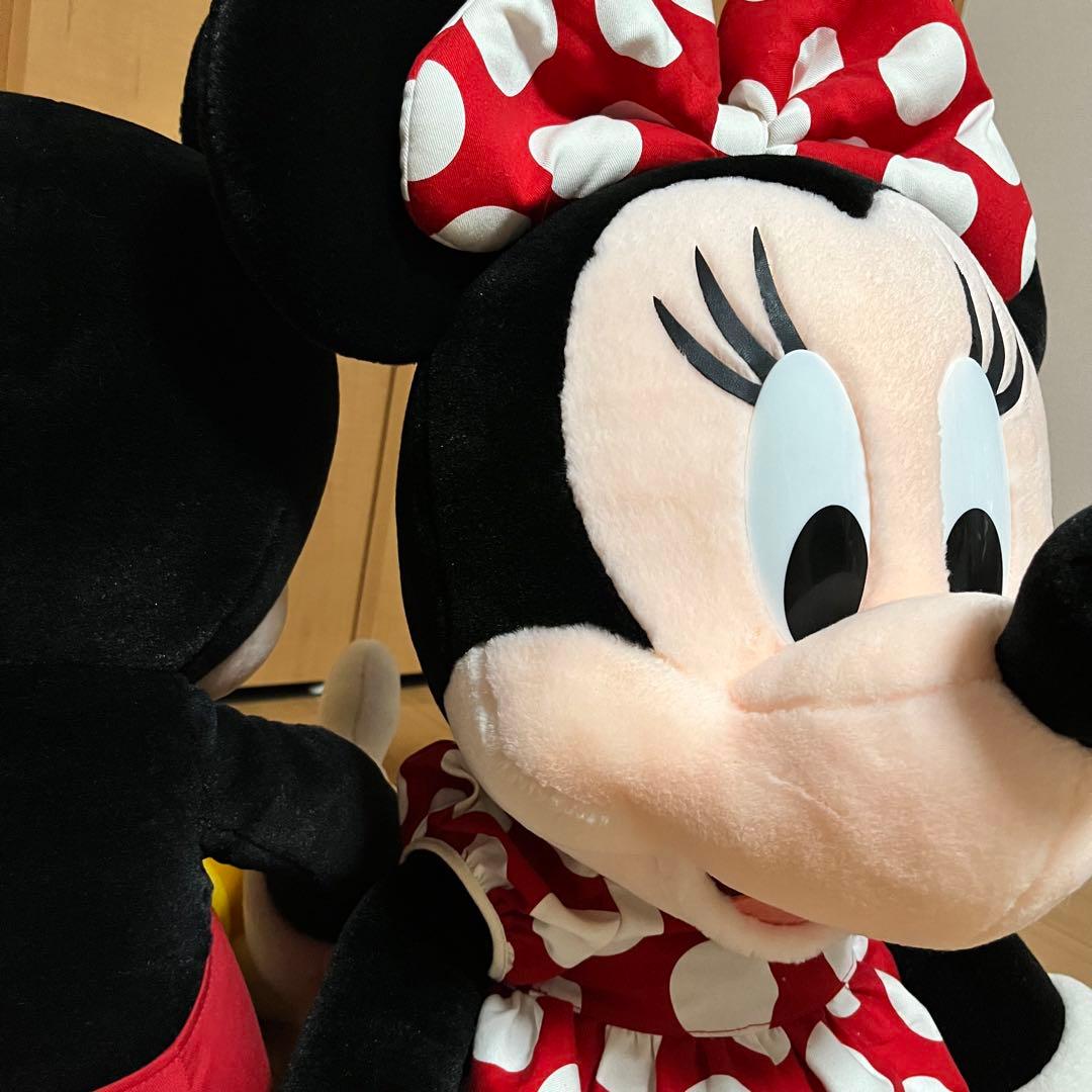 ミッキー　ミニー　ぬいぐるみ　特大　ディズニー　ランド　シー　ペア　カップル