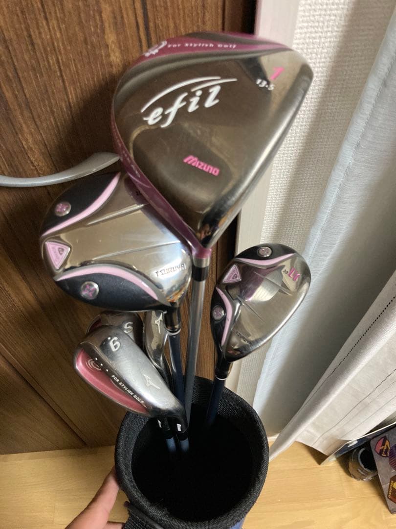 レディース ゴルフクラブ セット 初心者 クラブケース 付 ミズノ