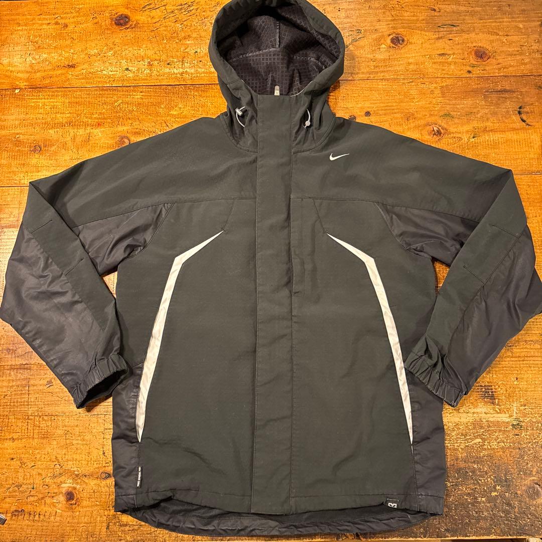 希少 00's y2k NIKE SPHERE PRO L ナイロンパーカー 黒