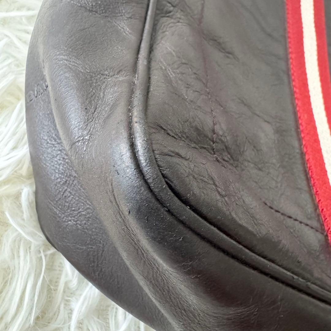 【バリー】トートバッグ　ビジネスバッグ レザー　ダークブラウン 鍵付き　A4