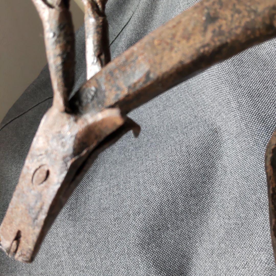 ヴィンテージ！北欧アイアンオブジェ！ハンドメイド大型トナカイ！美品！