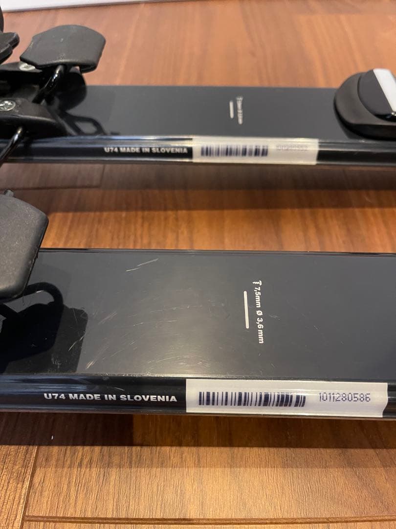 NISHIZAWA 子供用スキー板 120㎝　ストックセット ブラック ピンク