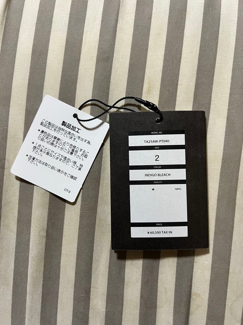 TAAKK design trousers 25AW サイズ2