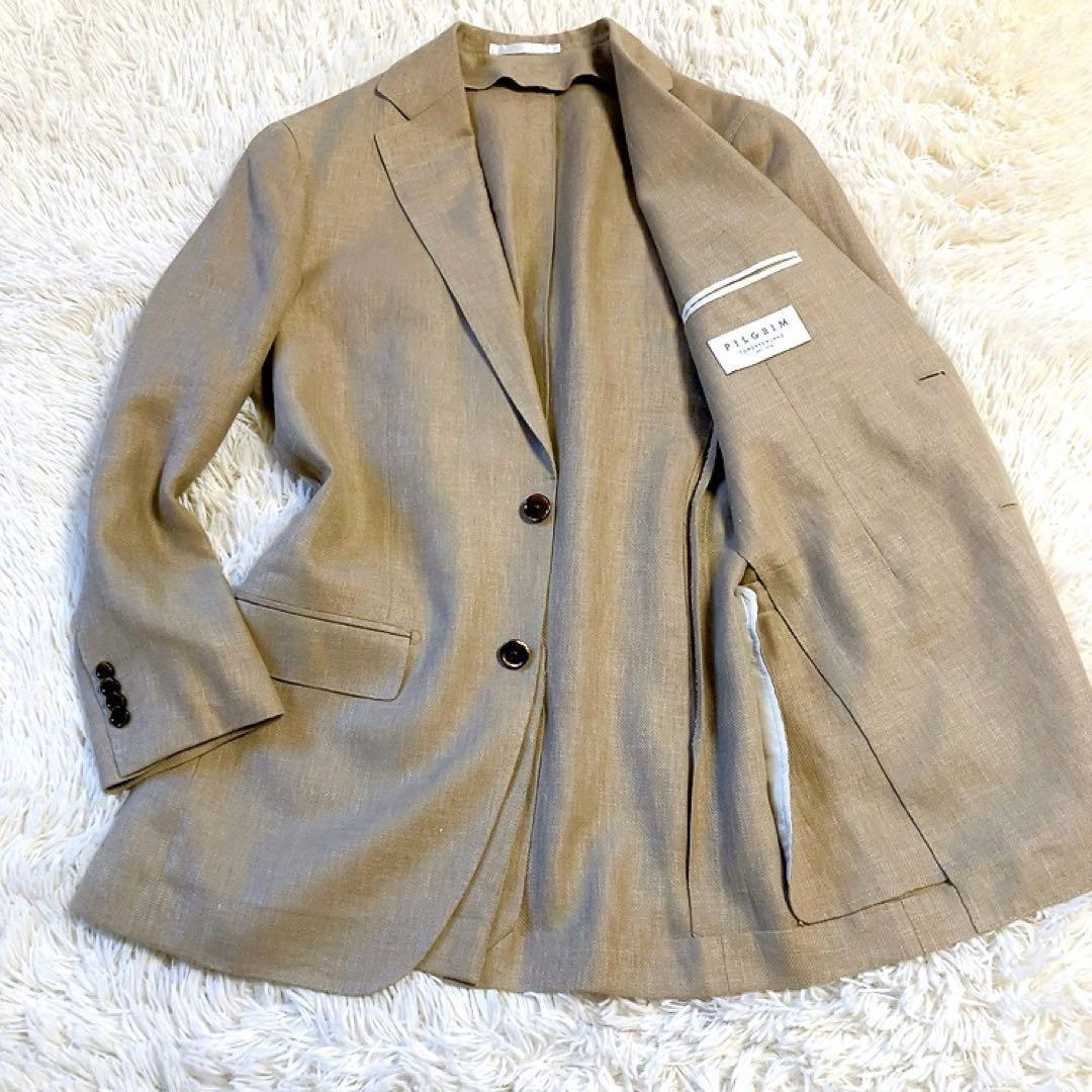 【24SS・ゼニア】TOMORROWLAND PILGRIM　テーラード　絹麻M