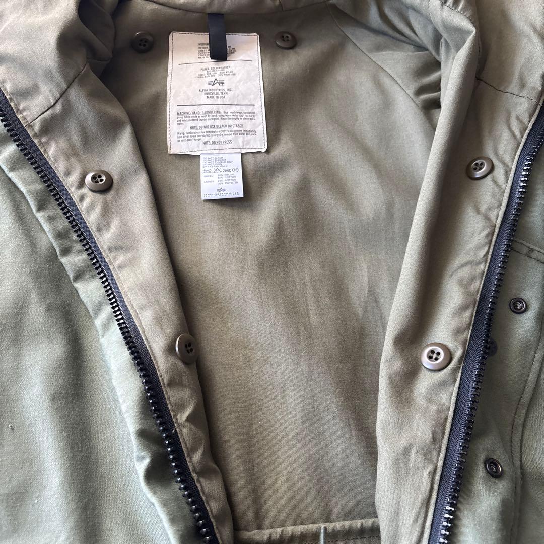 90s ALPHA INDUSTRIES コールドウェザーパーカーUSA製