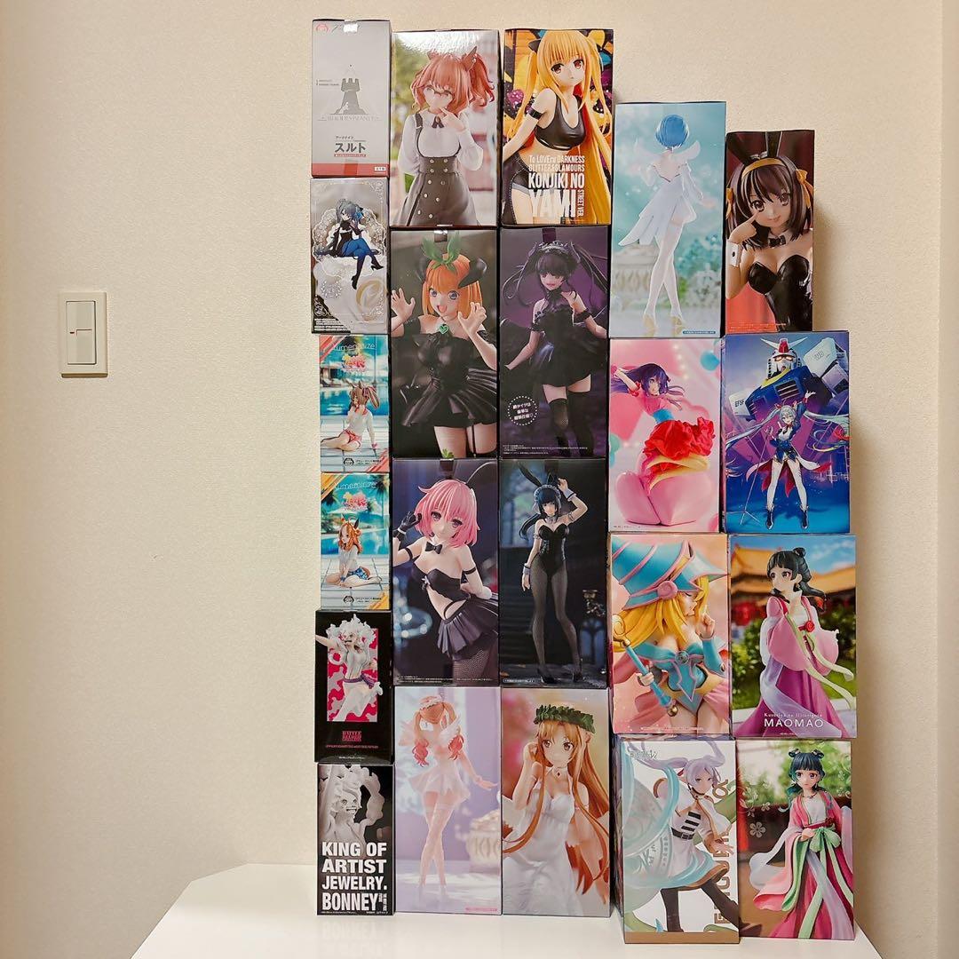 新品未開封 フィギュア22種 時崎狂三・初音ミク・涼宮ハルヒ・猫猫・中野四葉