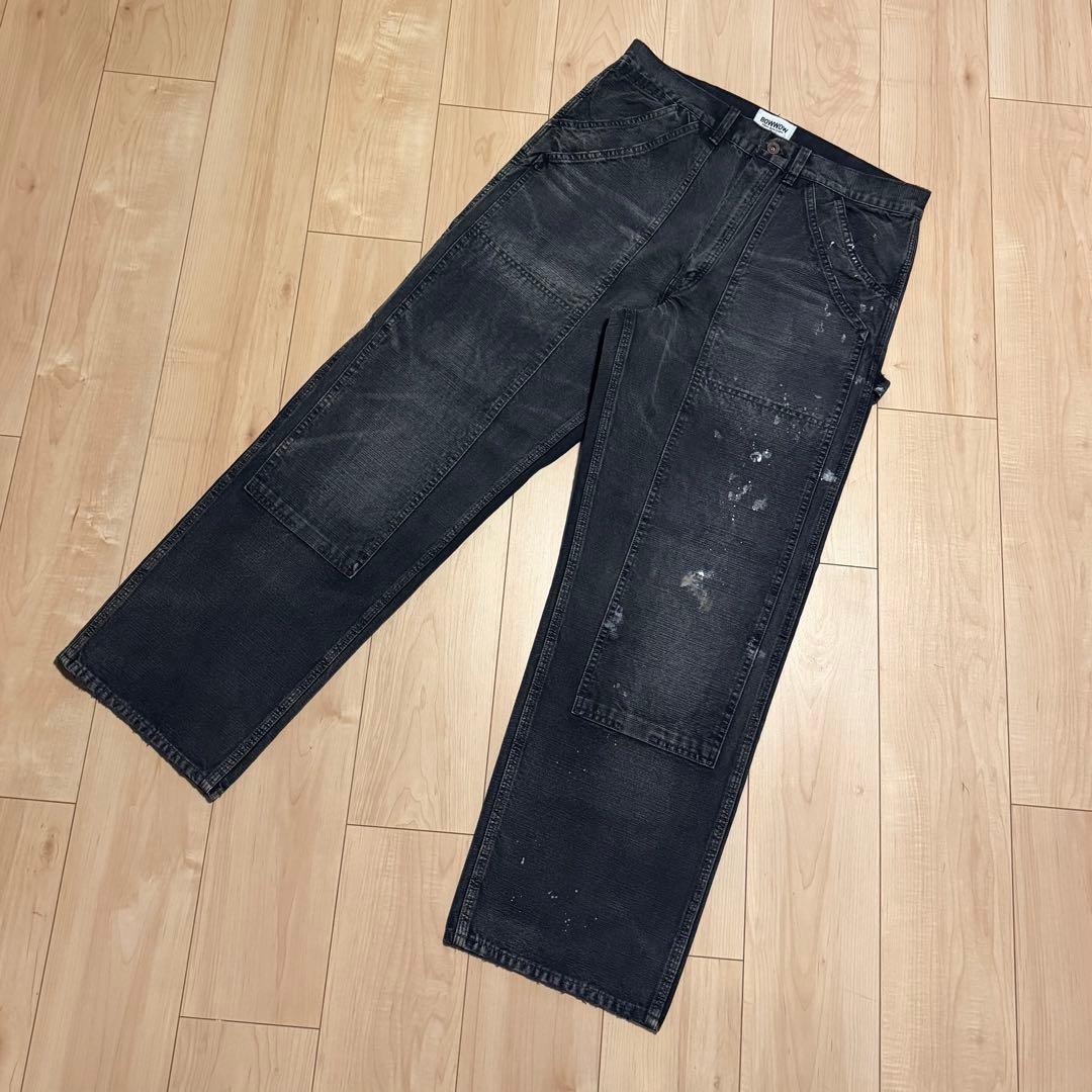 パンツ BOW WOW DUCK PAINTER PANTS AGED XL BLACK