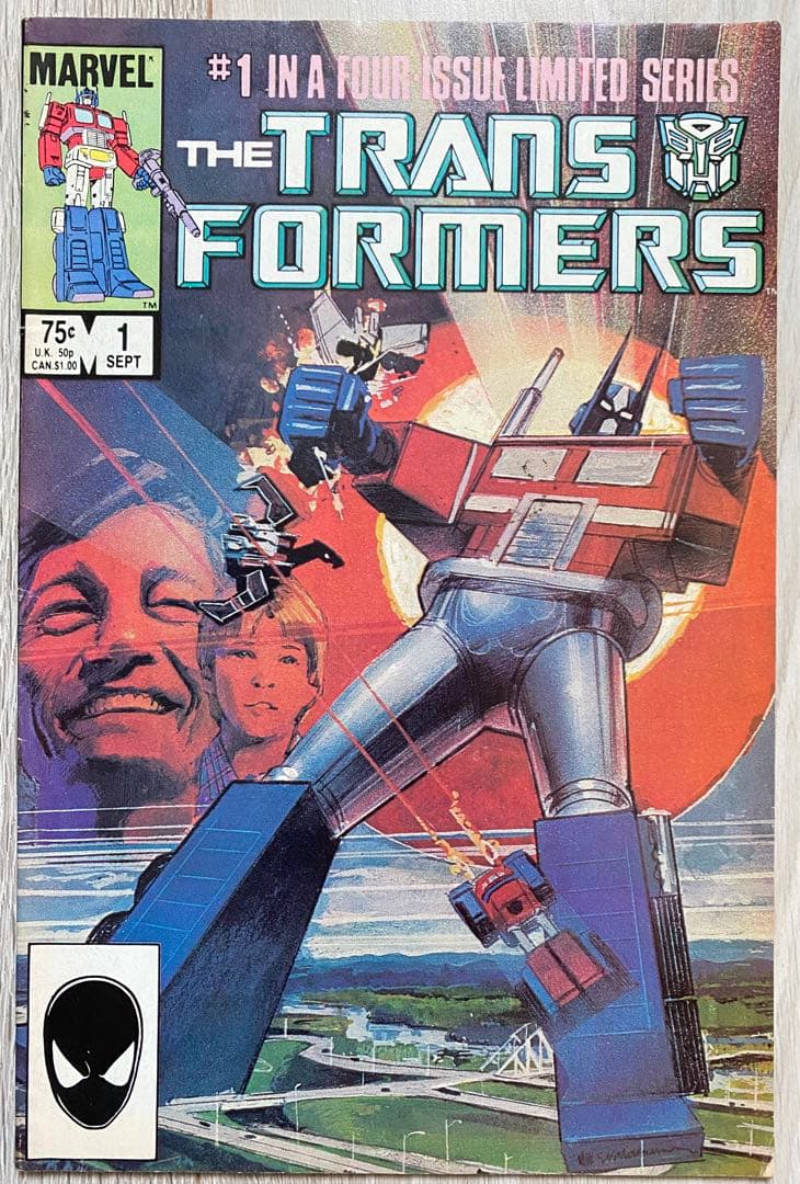 アメコミ Transformers 1 初登場 マーベル　スパイダーマン　レア